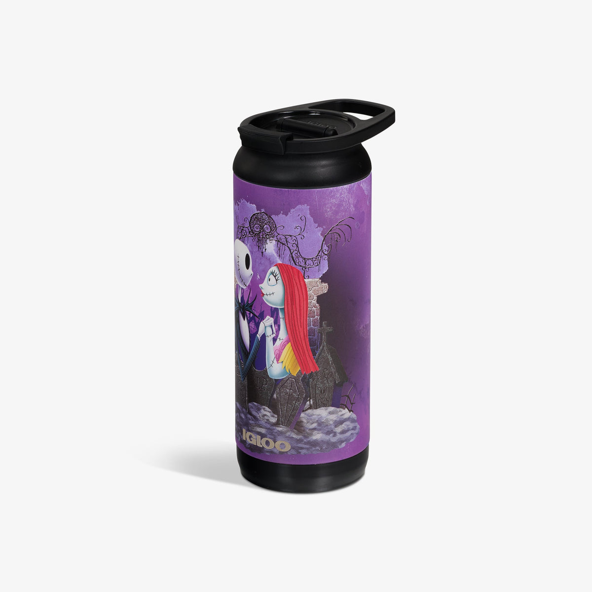 Igloo Disney Tim Burton’s The Nightmare Before Christmas Jack Skellington &amp; Sally 16 Oz Flip ‘n’ Sip Tumbler