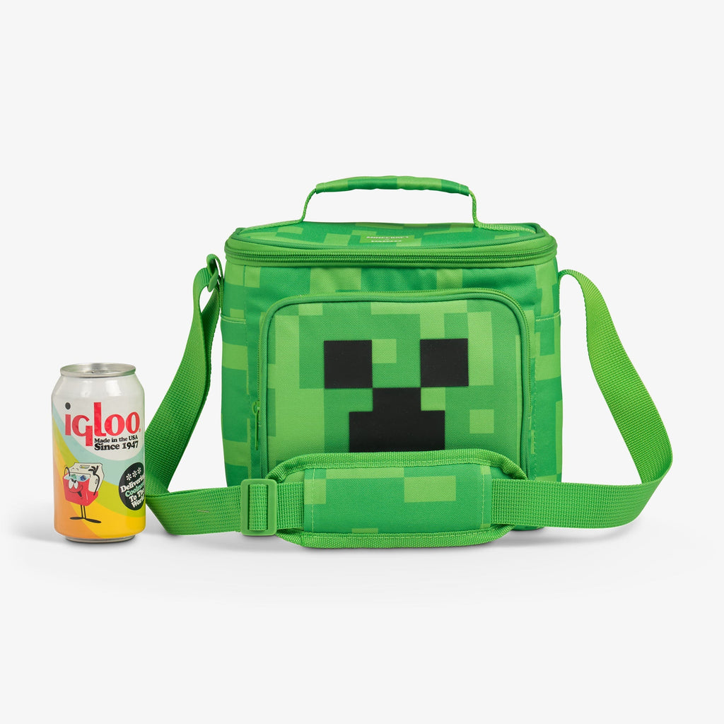 Igloo Minecraft Creeper Square Lunch Cooler Bag