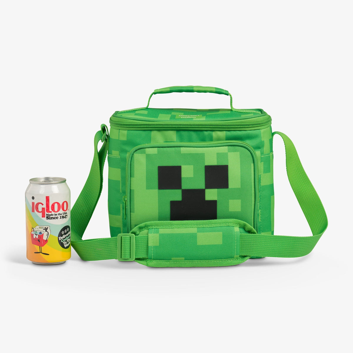 Igloo Minecraft Creeper Square Lunch Cooler Bag