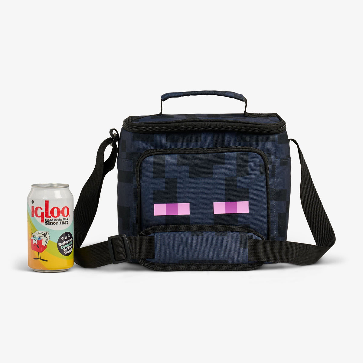 Igloo Minecraft Enderman Square Lunch Cooler Bag