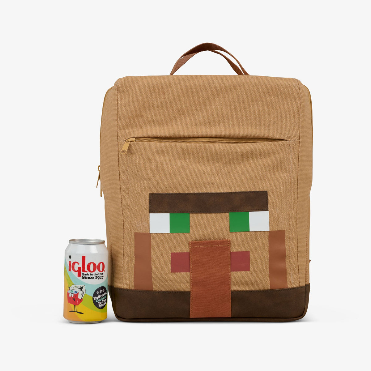 Igloo Minecraft Villager Backpack Cooler 20‑Can Capacity