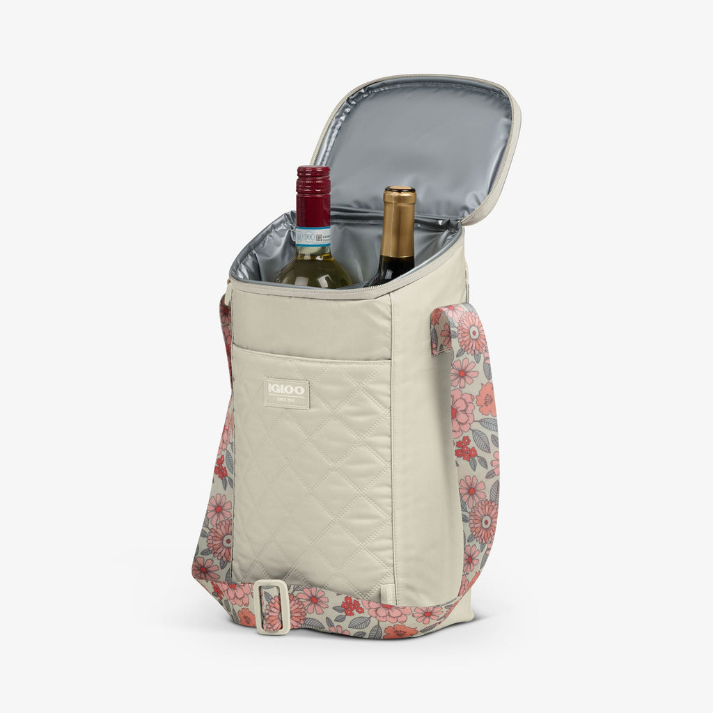 Igloo Floral MaxCold® DUO Vertical Crossbody Cooler Bag