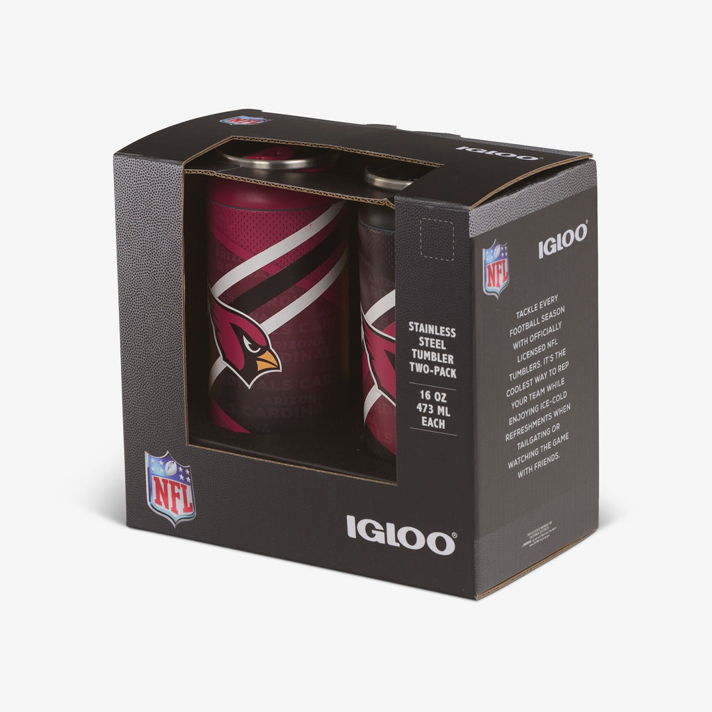 Igloo Arizona Cardinals Home &amp; Away 16 Oz Can 2-Pack