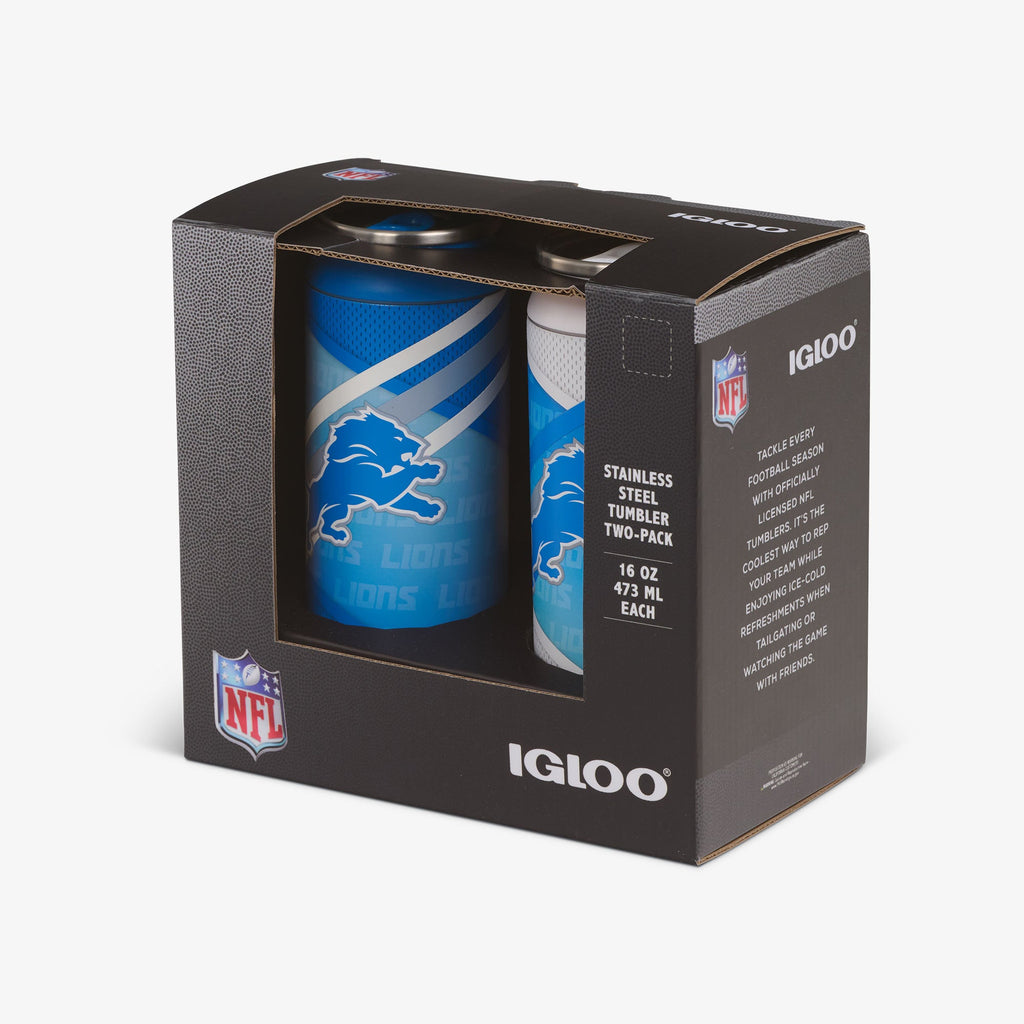 Igloo Detroit Lions Home &amp; Away 16 Oz Can 2-Pack