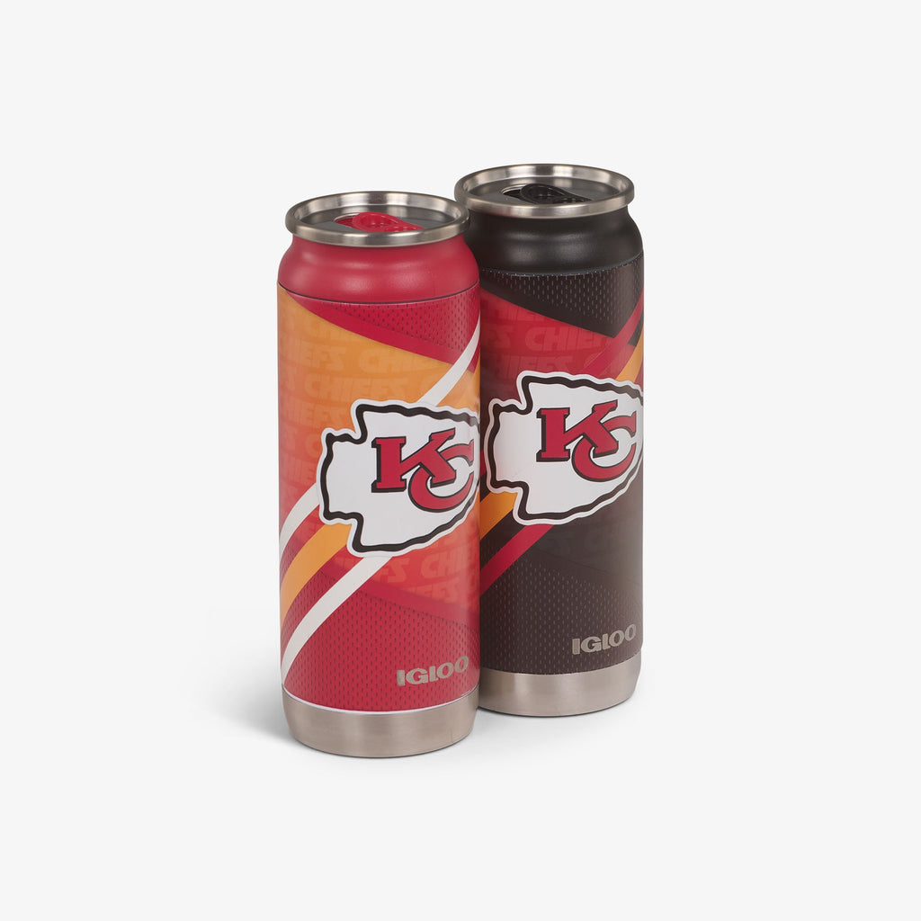 Igloo Kansas City Chiefs Home &amp; Away 16 Oz Can 2-Pack