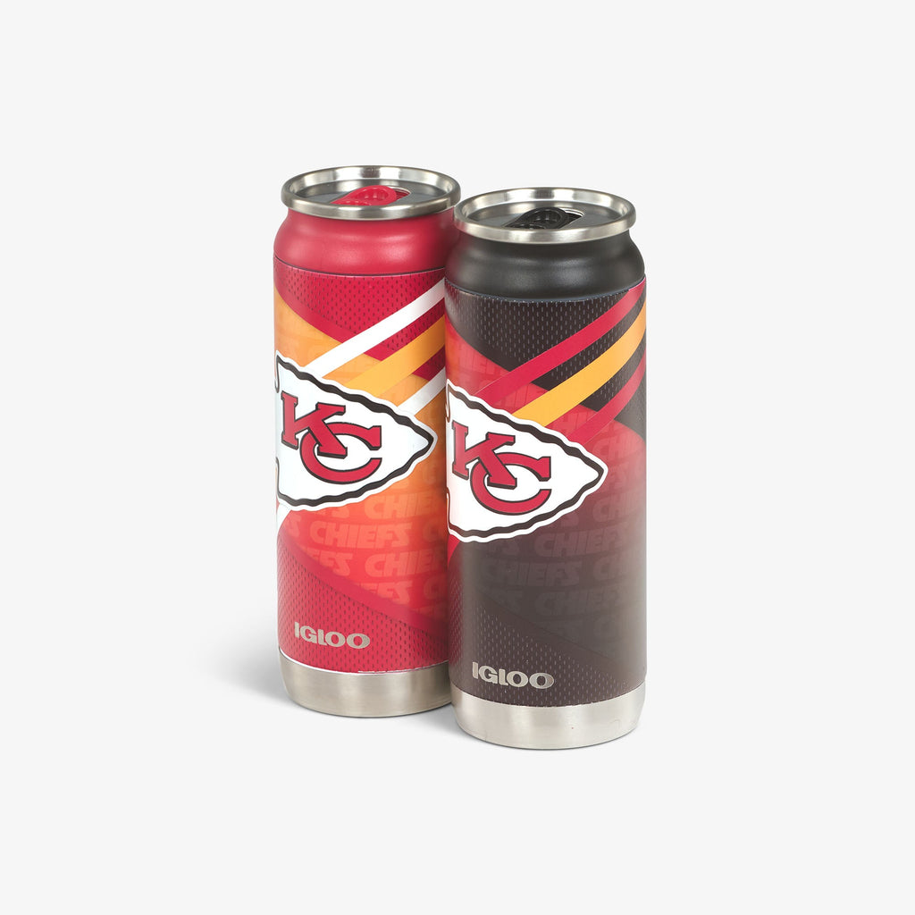 Igloo Kansas City Chiefs Home &amp; Away 16 Oz Can 2-Pack