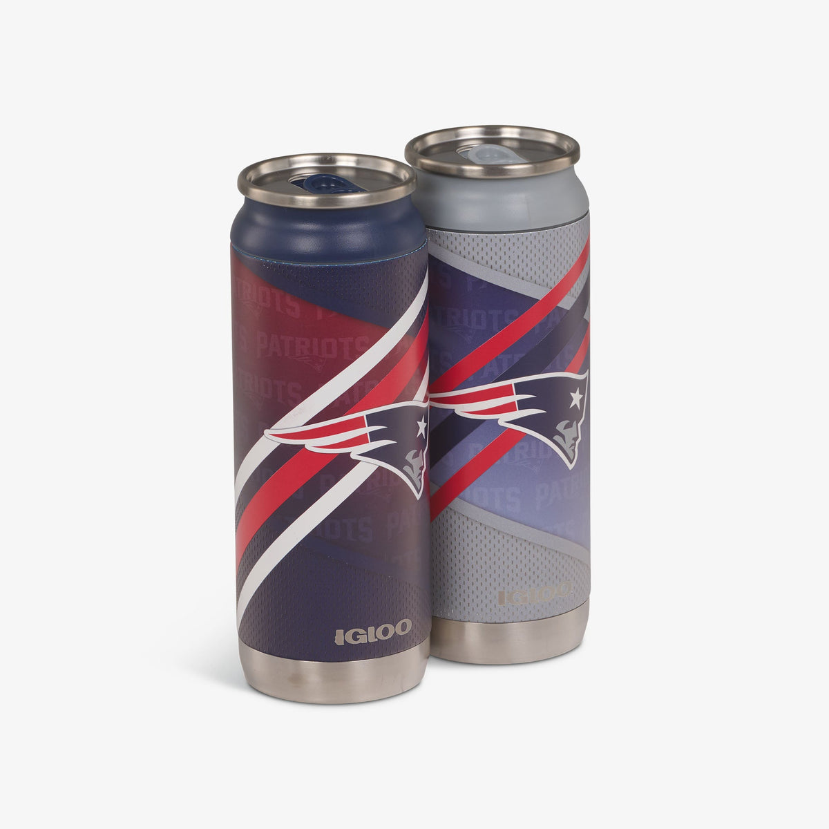 Igloo New England Patriots Home &amp; Away 16 Oz Can 2-Pack