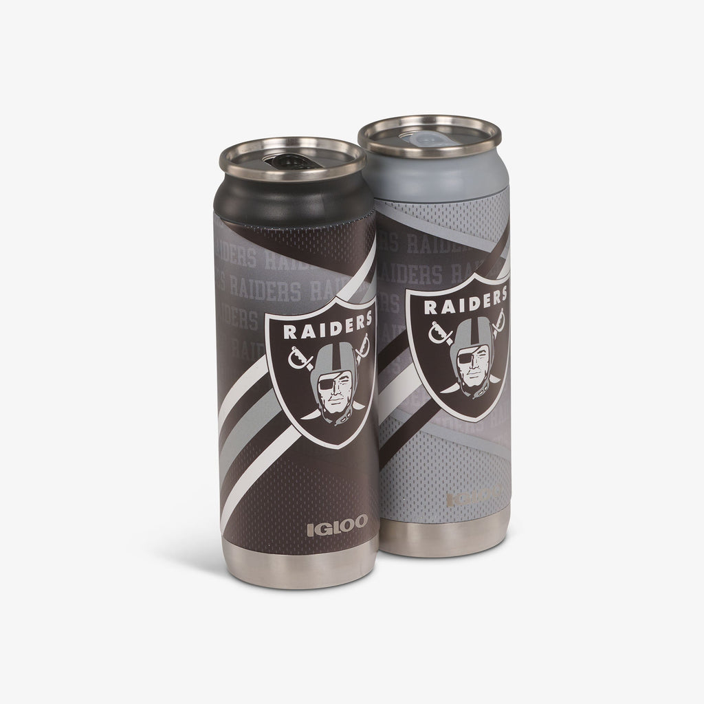Igloo Las Vegas Raiders Home &amp; Away 16 Oz Can 2-Pack