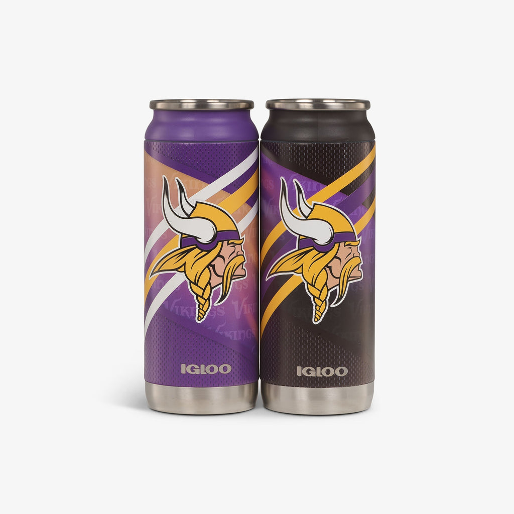 Igloo Minnesota Vikings Home &amp; Away 16 Oz Can 2-Pack