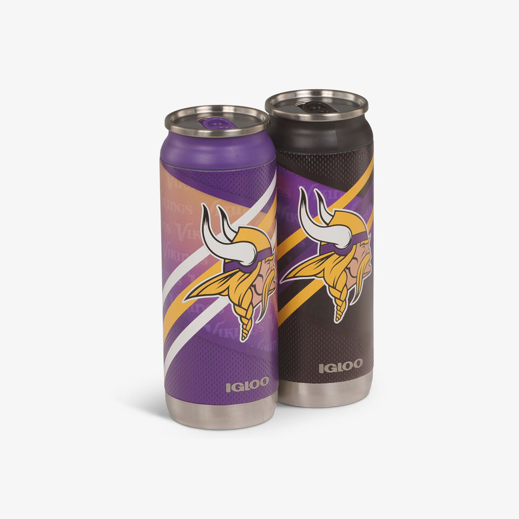 Igloo Minnesota Vikings Home &amp; Away 16 Oz Can 2-Pack