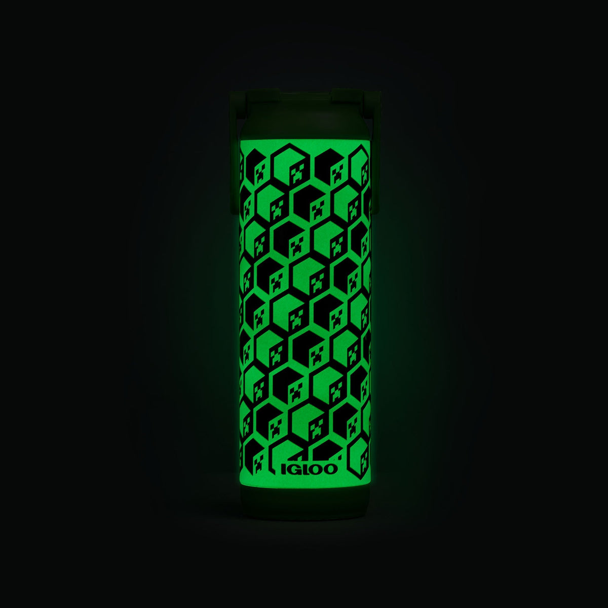 Igloo Minecraft Creeper Glow in the Dark 20 Oz Bottle