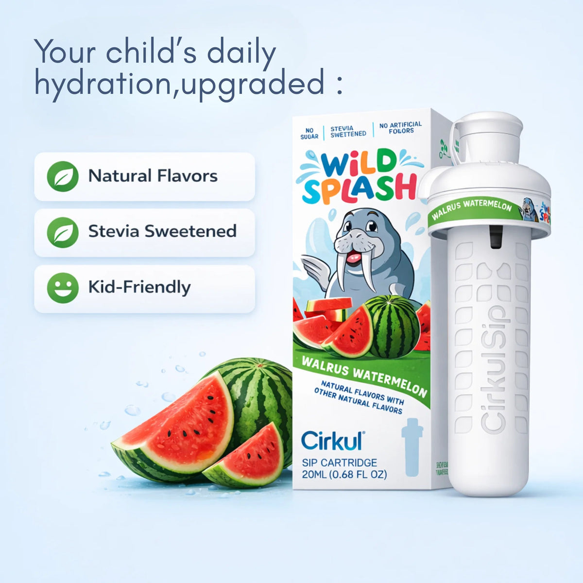 Cirkul Wild Splash Walrus Watermelon