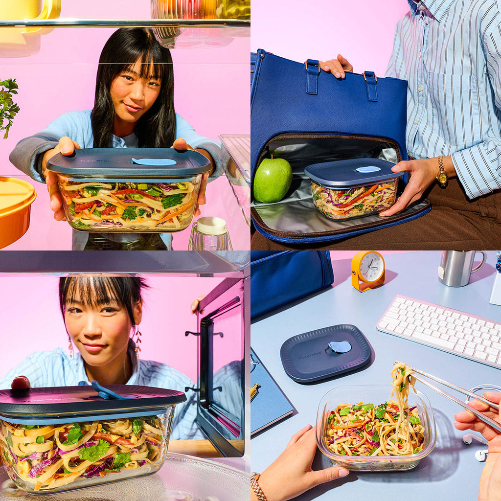 Tupper Ware Tupperware Voila™ Glass Food Storage Container | Rectangular Mini