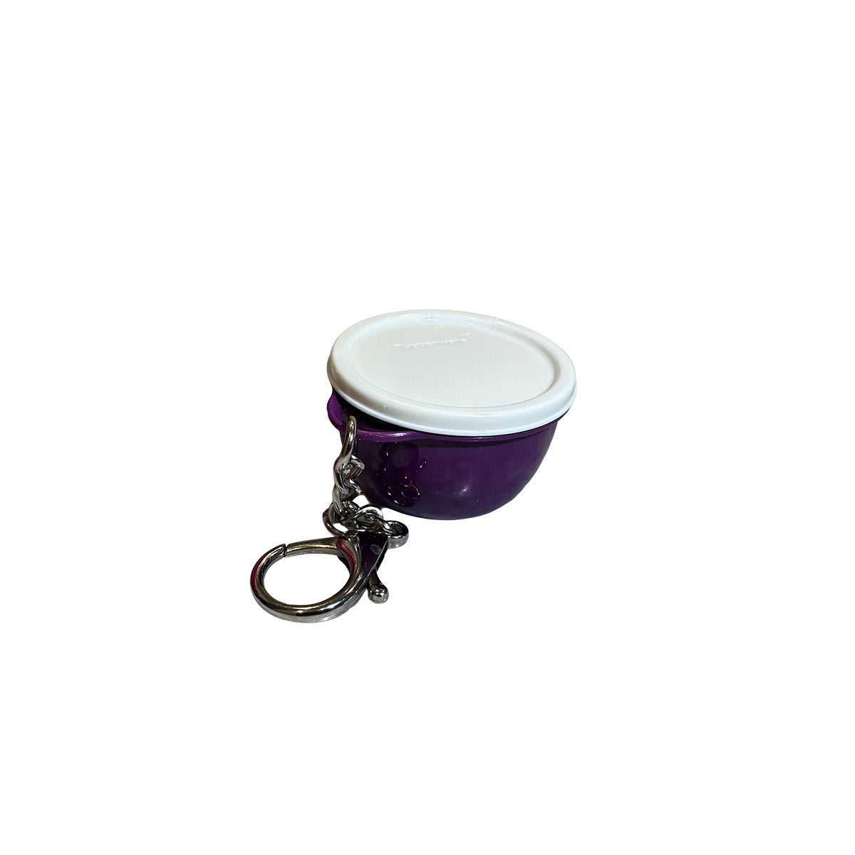 Tupper Ware Thatsa Mega Bowl Keychain | Amethyst &amp; Snow White