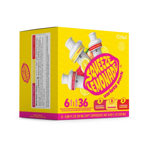 Cirkul Squeeze Lemonade® 6-Pack Variety Pack