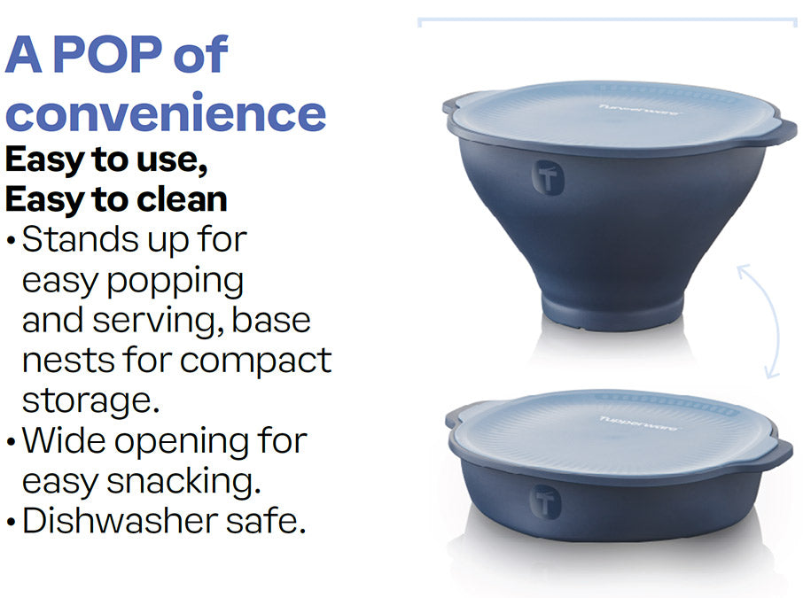 Tupper Ware Tupperware® WOW Pop Microwave Popcorn Maker  | All-in-1 Popper