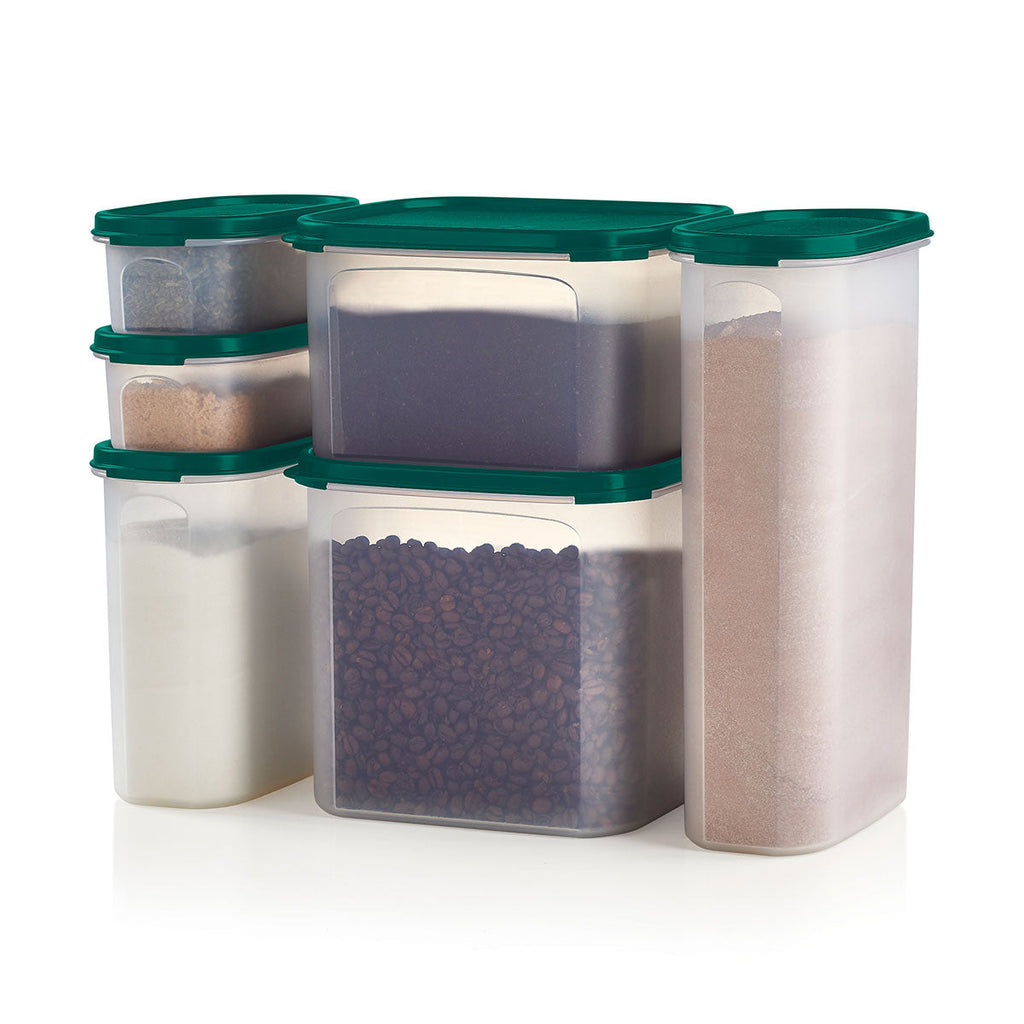 Tupper Ware Tupperware® Modular Mates® Food Storage Containers | Stackable Pantry | 6-Piece Set with Lids