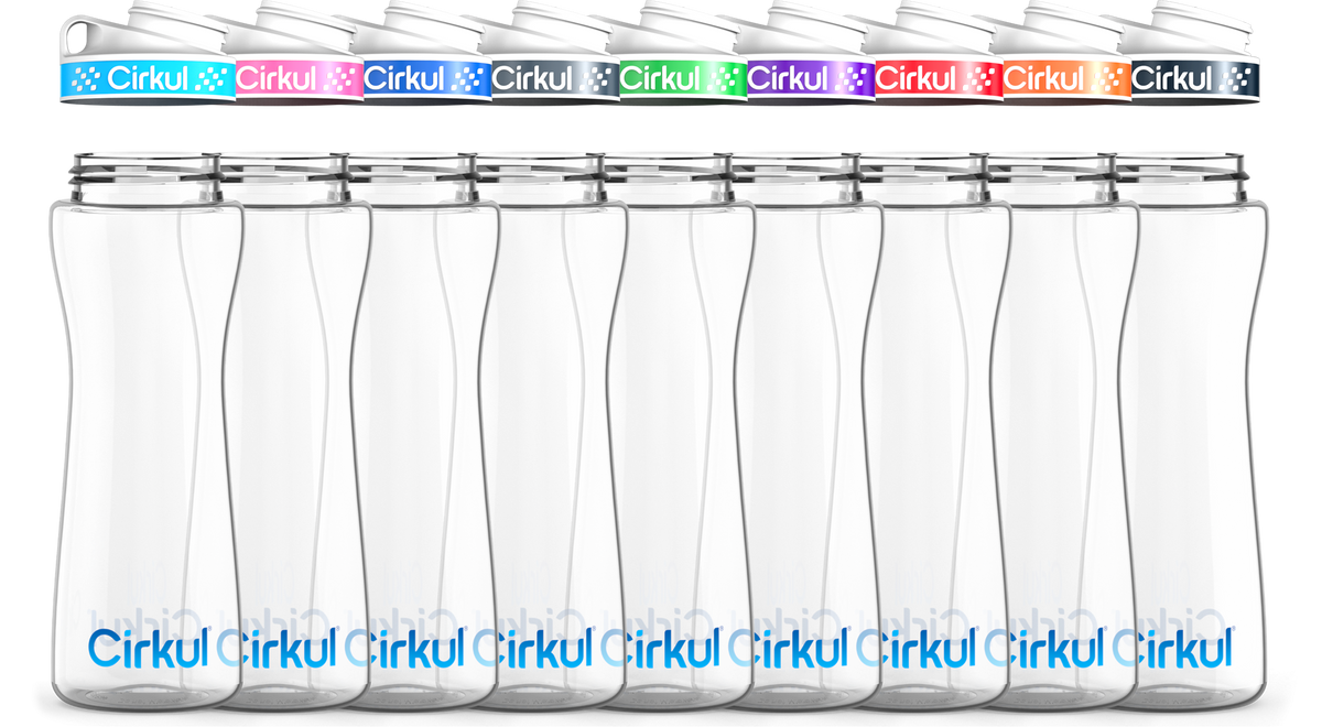 Cirkul Custom 22oz. Plastic Bottle &amp; Comfort Grip Lid