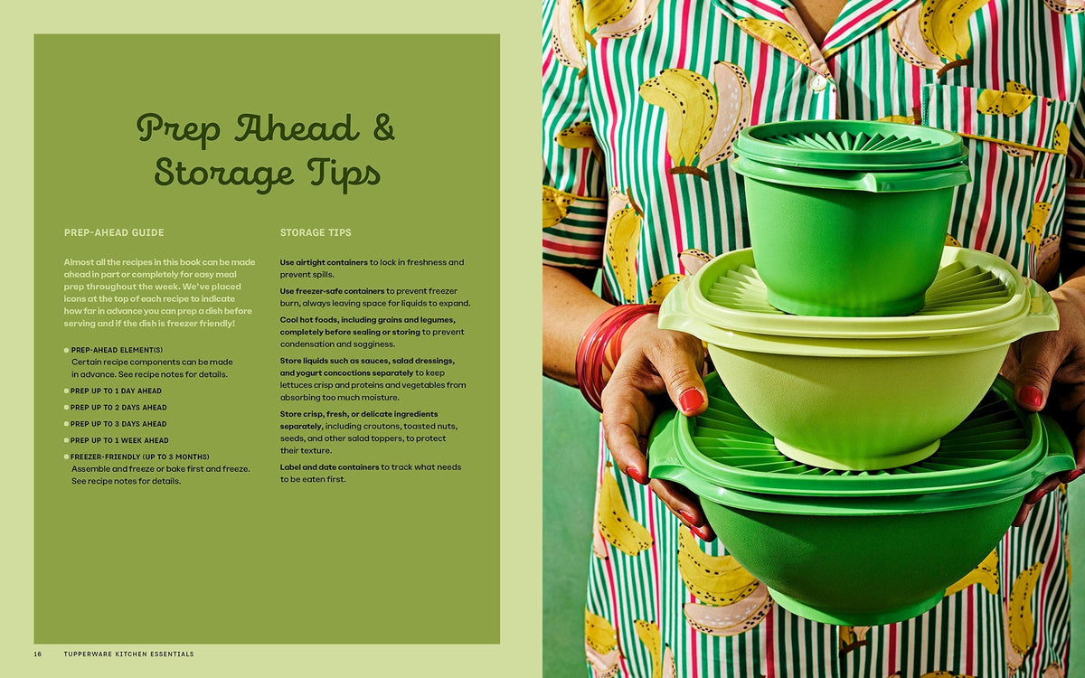 Tupper Ware The Tupperware Cookbook: 100+ Make-Ahead Recipes with Low Waste and High Flavor