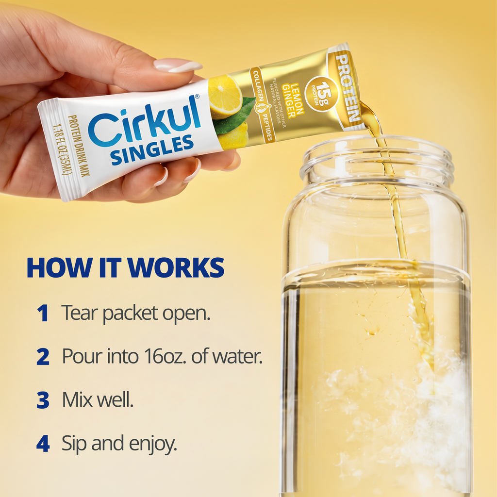 Cirkul Protein Lemon Ginger 6-Pack