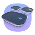 Tupper Ware Tupperware Voila™ Glass Bakeware Set of 3 | Square, Round &amp; XL Rectangular