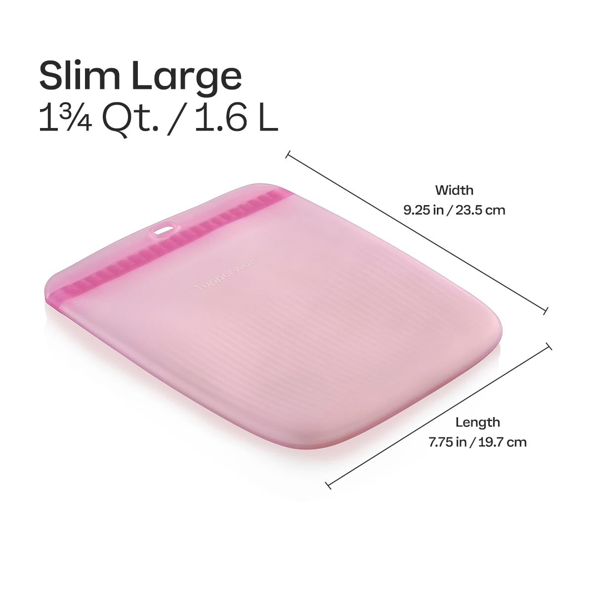 Tupper Ware Ultimate Silicone Slim Bag Set