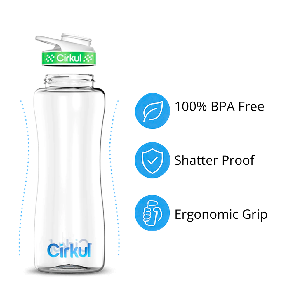 Cirkul 32oz. Plastic Bottle &amp; Comfort Grip Lid