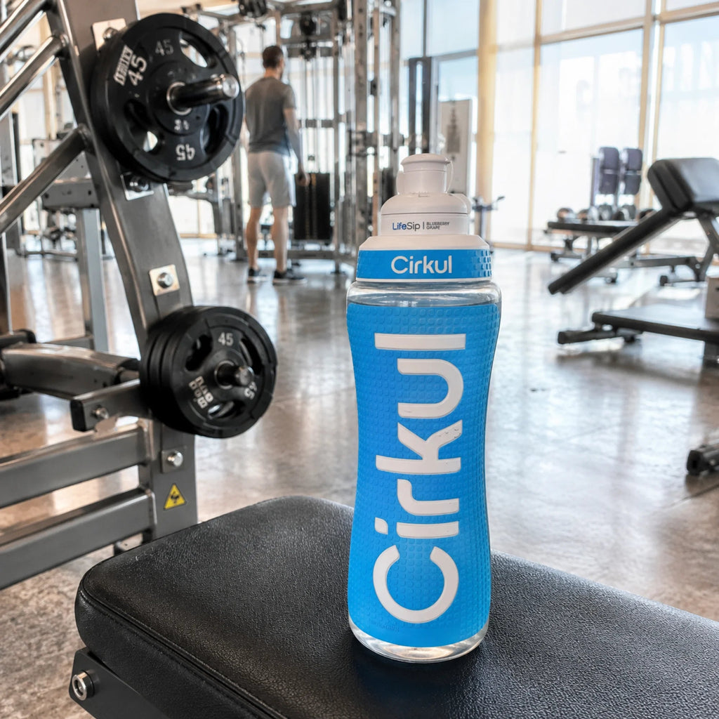 Cirkul 32oz. Grip Squeeze Plastic Bottle &amp; Sport Lid
