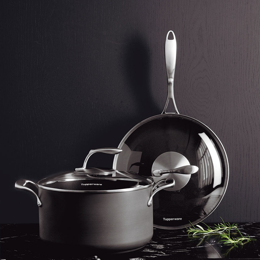 Tupper Ware Chef Series II Casserole Pan with Glass Cover | 6.2 qt / 5.8 L