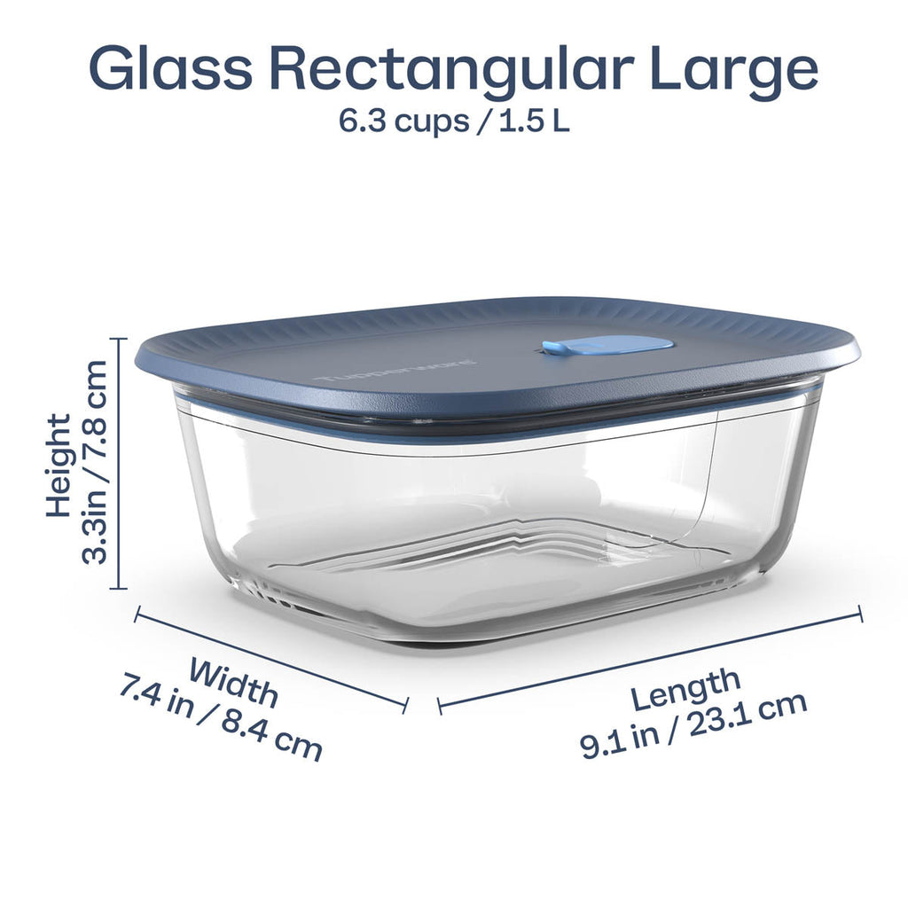 Tupper Ware Tupperware Voila™ Glass Food Storage Container | Rectangular Large