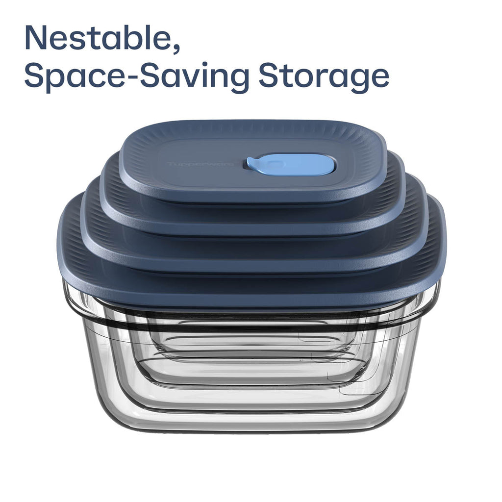 Tupper Ware Tupperware Voila™ Glass Food Storage Container | Rectangular Small