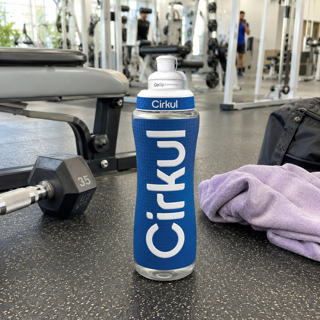 Cirkul 32oz. Grip Squeeze Plastic Bottle &amp; Sport Lid