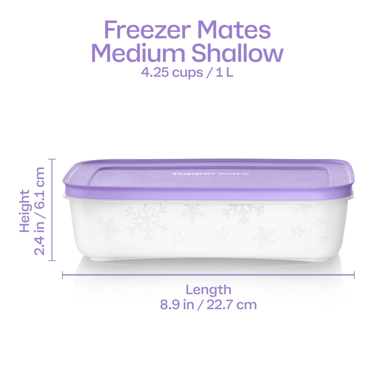 Tupper Ware Freezer Mates® Plus | Medium Shallow