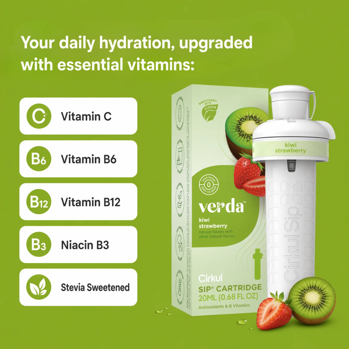 Cirkul Verda Kiwi Strawberry