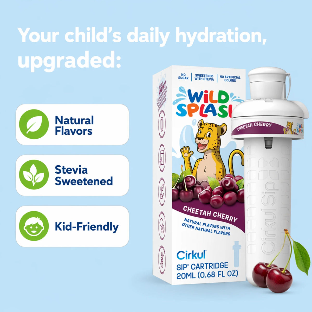 Cirkul Wild Splash Cheetah Cherry