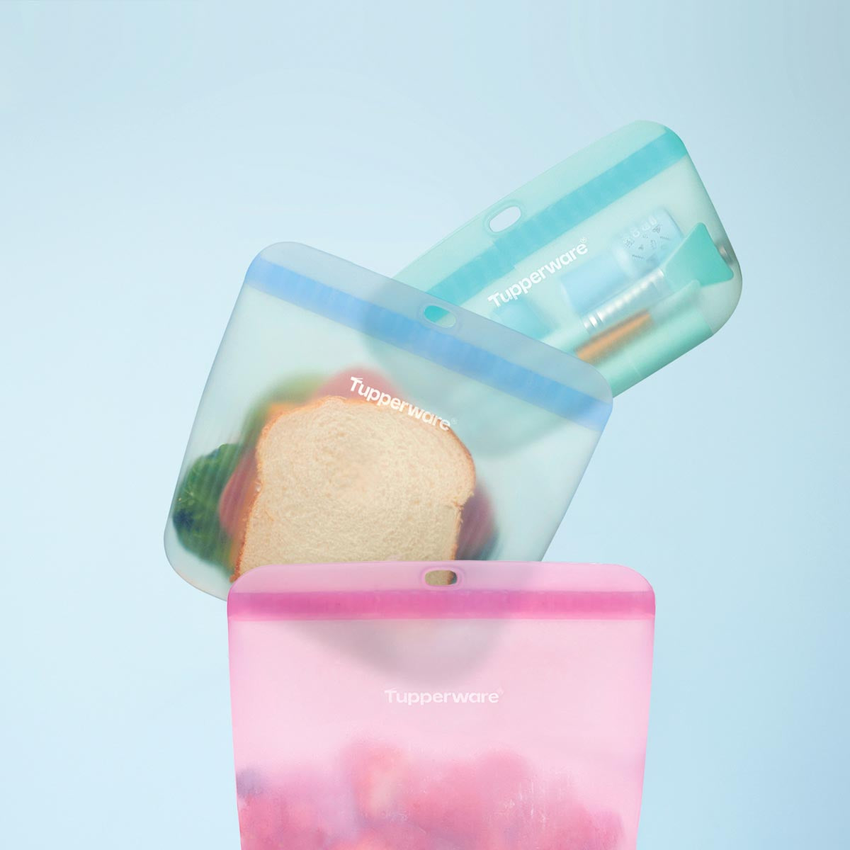 Tupper Ware Tupperware® Ultimate Silicone Stand-Up Bag | Medium, Reusable, Leakproof