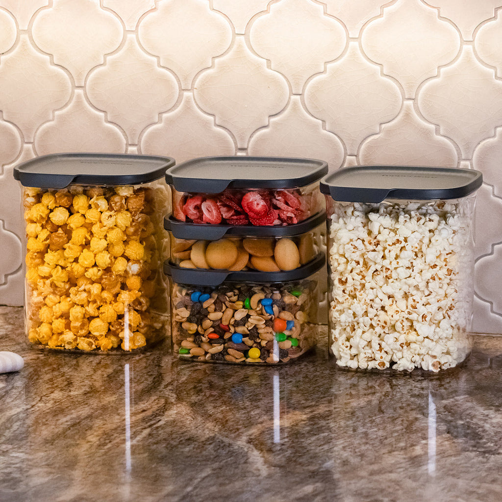 Tupper Ware Tupperware Ultra Clear® Square | Food Storage Containers, 5 Piece Set
