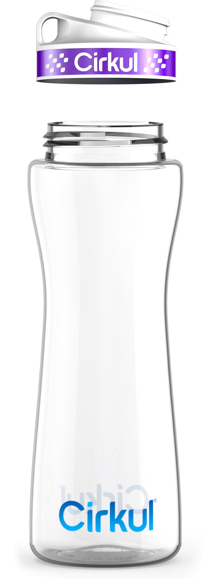 Cirkul Custom 22oz. Plastic Bottle &amp; Comfort Grip Lid