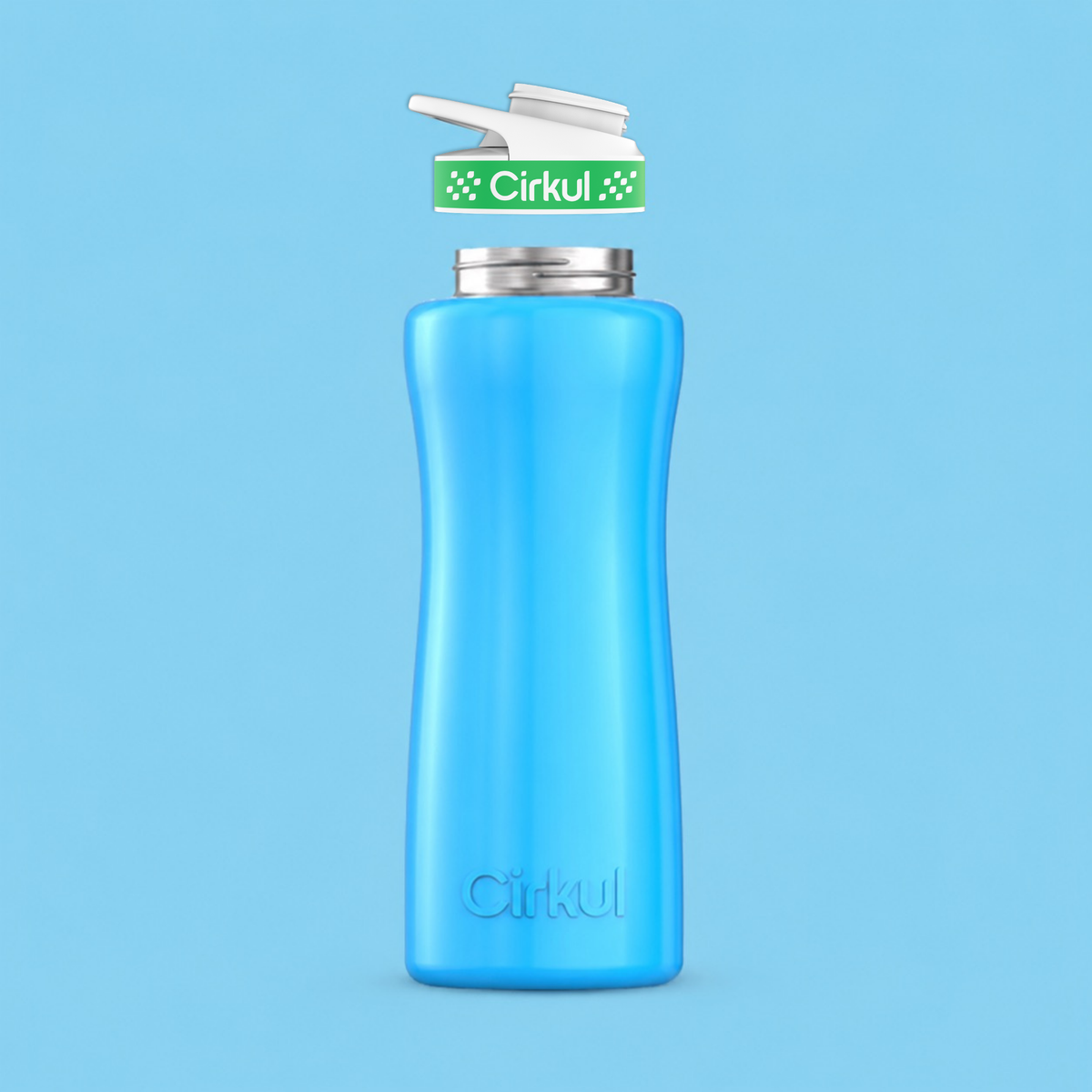 Cirkul 32oz. Stainless Steel Bottle &amp; Comfort Grip Lid