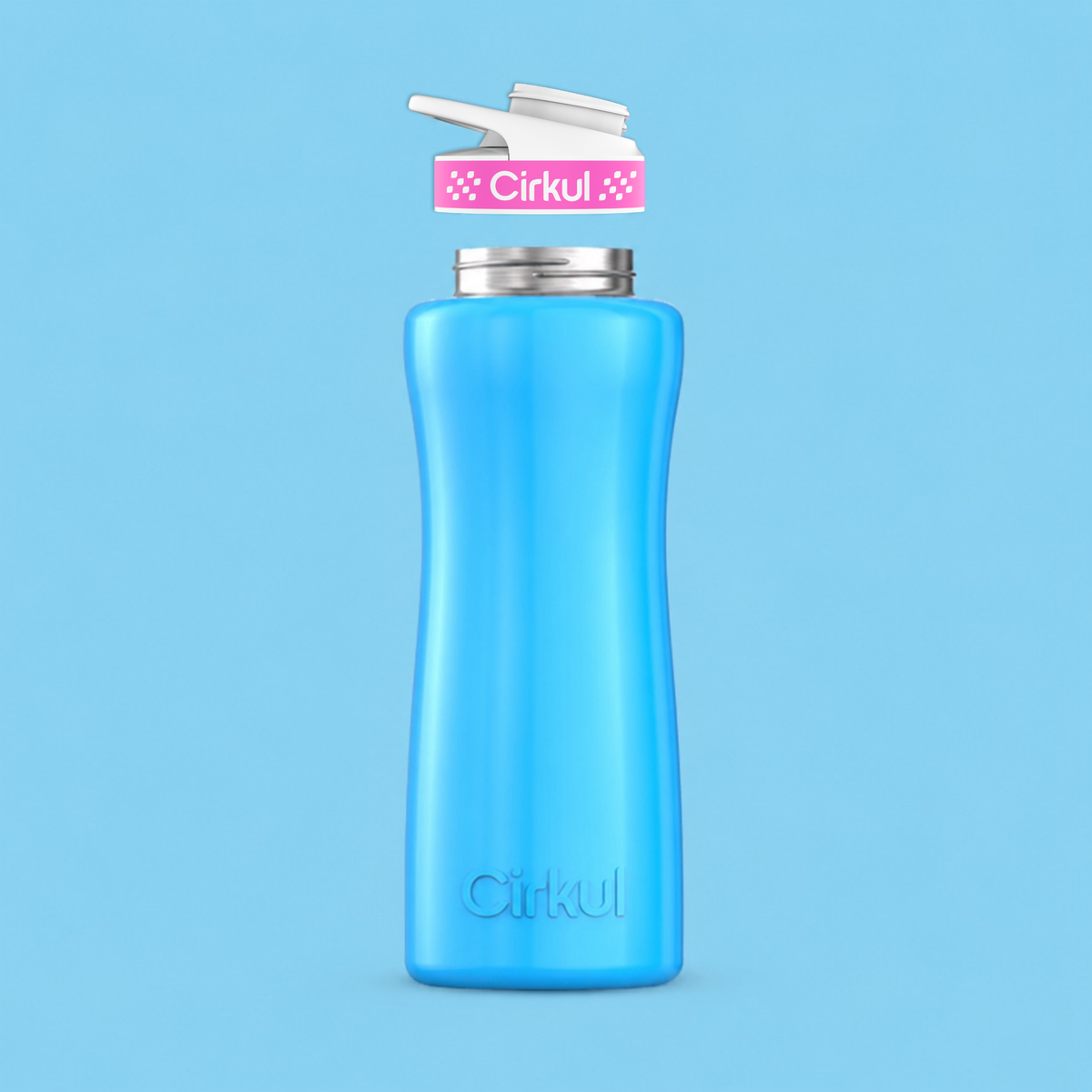 Cirkul 32oz. Stainless Steel Bottle &amp; Comfort Grip Lid