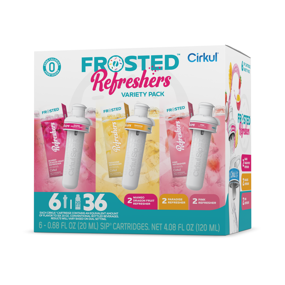 Cirkul Frosted Refreshers® 6-Pack Variety Pack