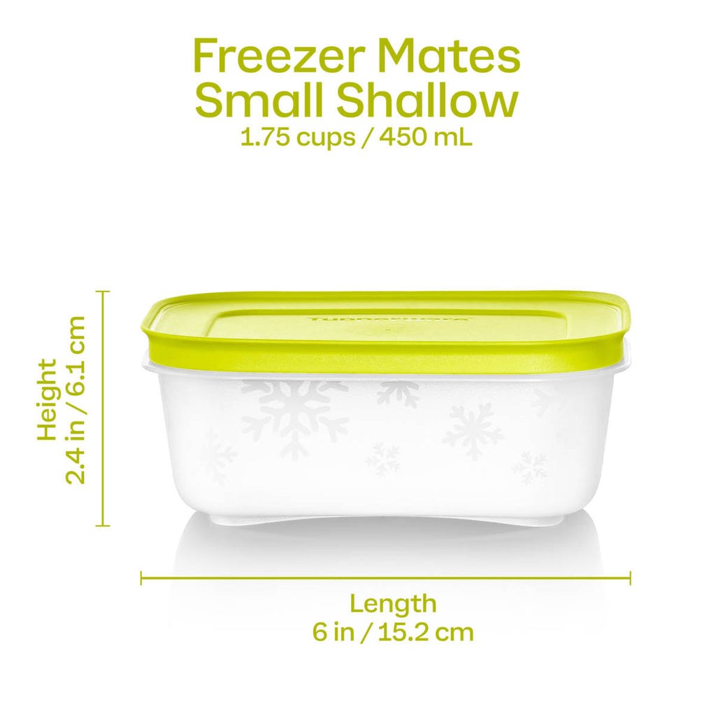 Tupper Ware Tupperware® Freezer Mates® PLUS Small Shallow | 4-Piece Container Set