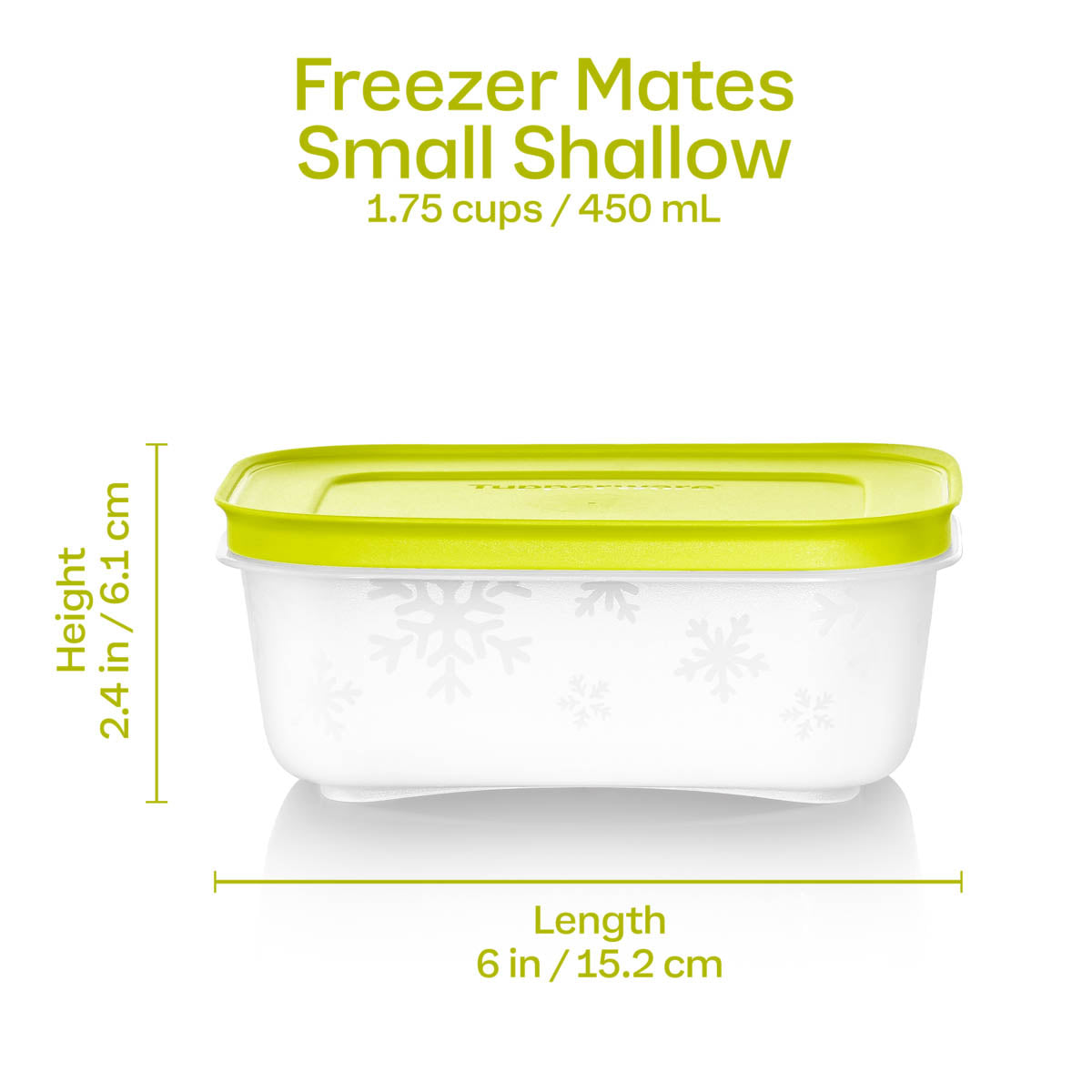 Tupper Ware Tupperware® Freezer Mates® PLUS Small Shallow | 4-Piece Container Set