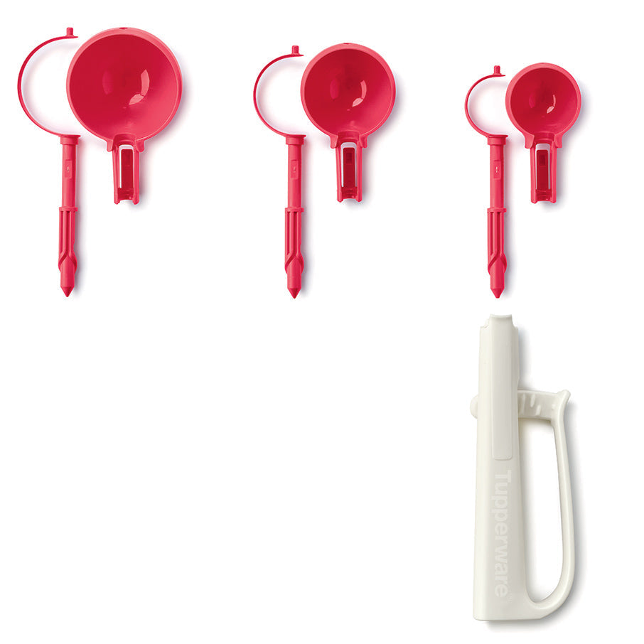 Tupper Ware Portioning Scoops Set