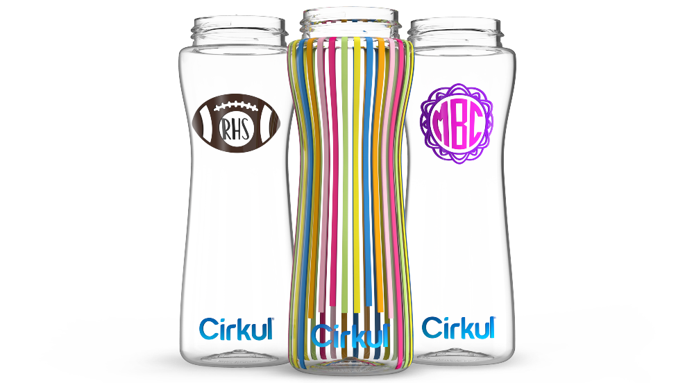 Cirkul Custom 22oz. Plastic Bottle &amp; Comfort Grip Lid