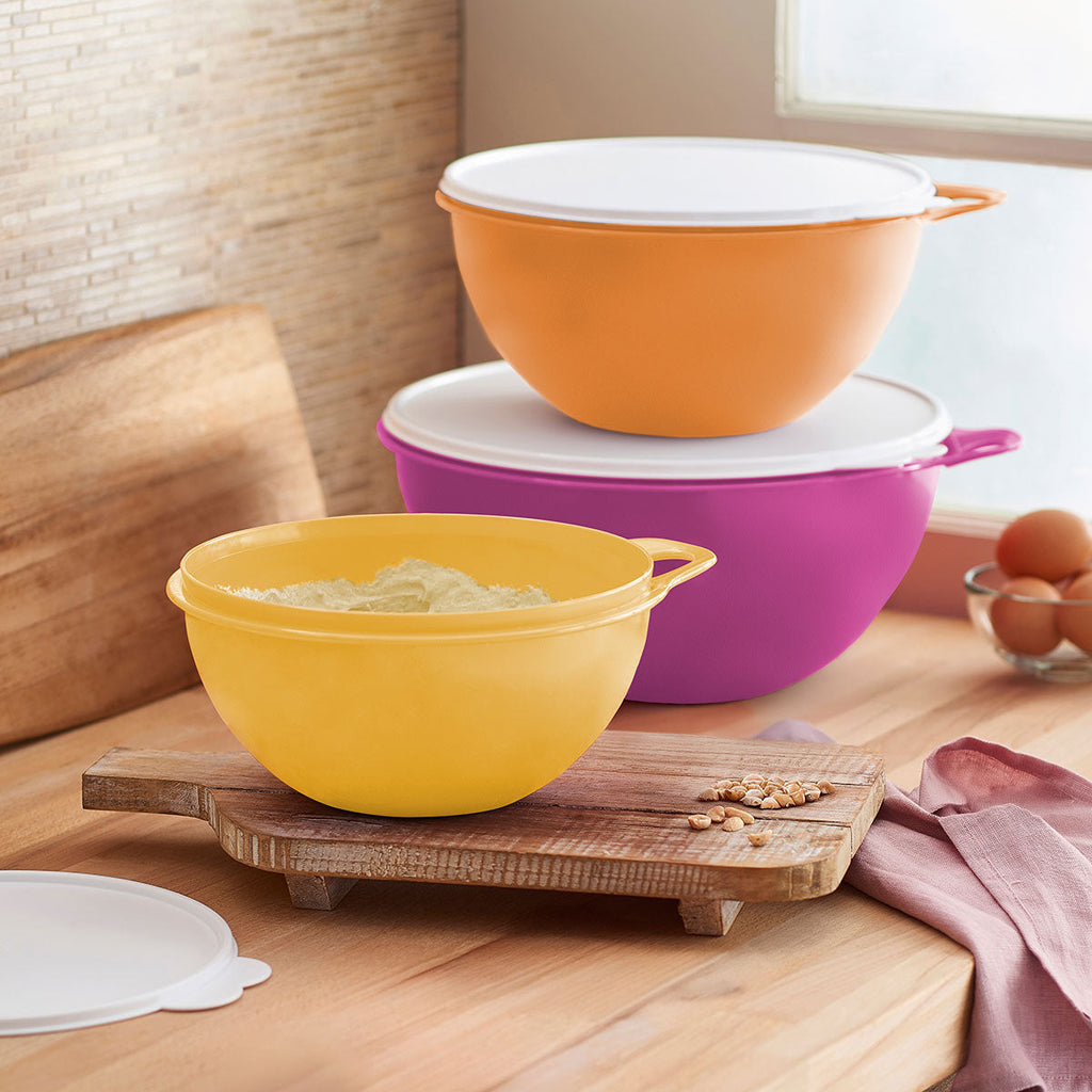 Tupper Ware Tupperware® Thatsa® Bowls | Set of 3 | Airtight, Leakproof Mixing Bowls