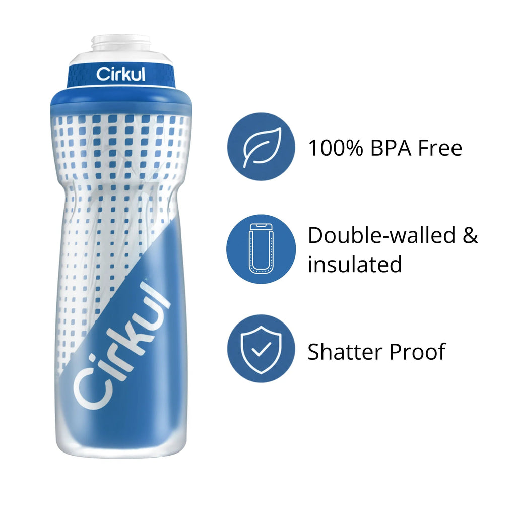 Cirkul 32oz. Insulated Squeeze Plastic Bottle &amp; Sport Lid