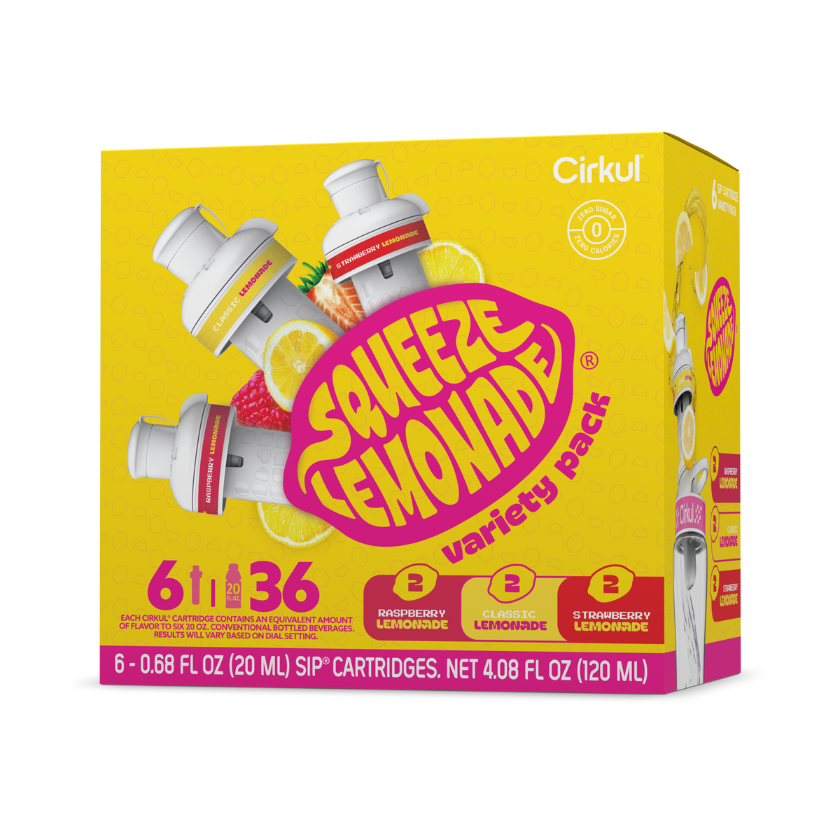 Cirkul Squeeze Lemonade® 6-Pack Variety Pack