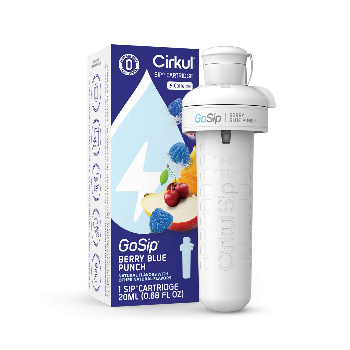 Cirkul 32oz. Chameleon Stainless Steel Bottle Starter Kit