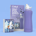Cirkul 32oz. Matte Periwinkle Stainless Steel Bottle Starter Kit